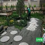 طراحی و اجرای باغچه سازی و حیاط سازی